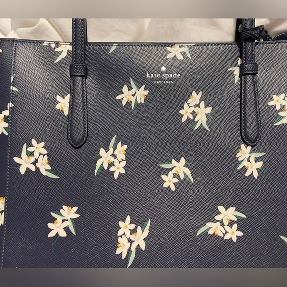 Kate Spade Orange Blossom Medium‎ Tote Schuyler KD739 - Picture 3 of 9